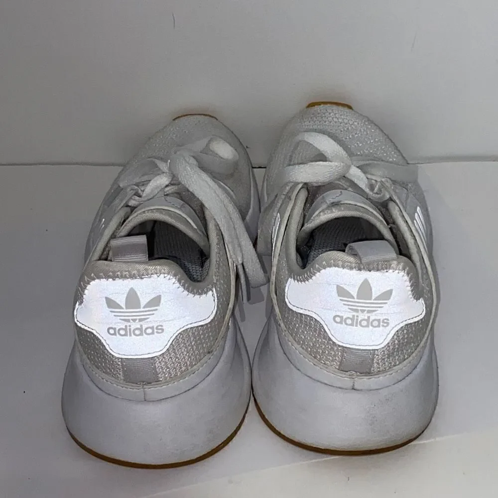 Adidas Kids X_PLR White /‎ Gum Lace-Up Running / Casual Sneakers Size 3.5